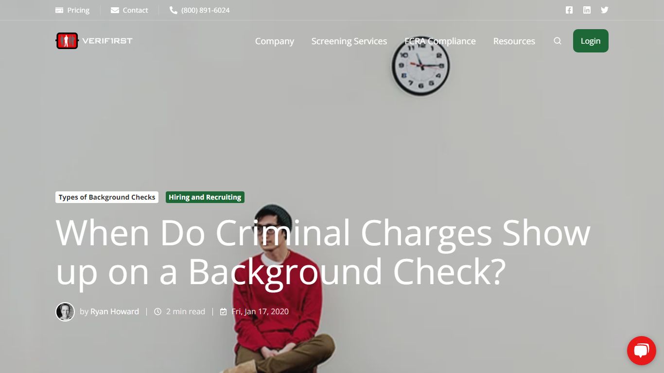 When Do Criminal Charges Show up on a Background Check? - VeriFirst